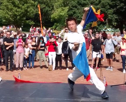 martial arts dancer copy